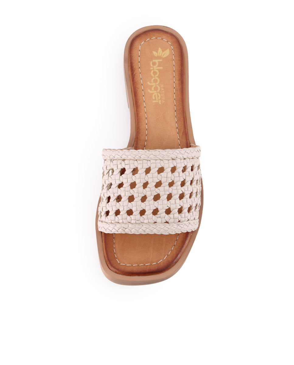 Sandalias Blogger Nicolas Beige Mujer