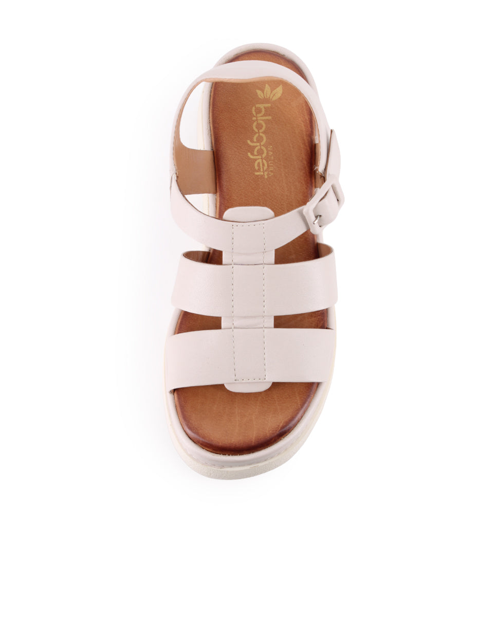 Sandalias Blogger Braulio Beige Mujer