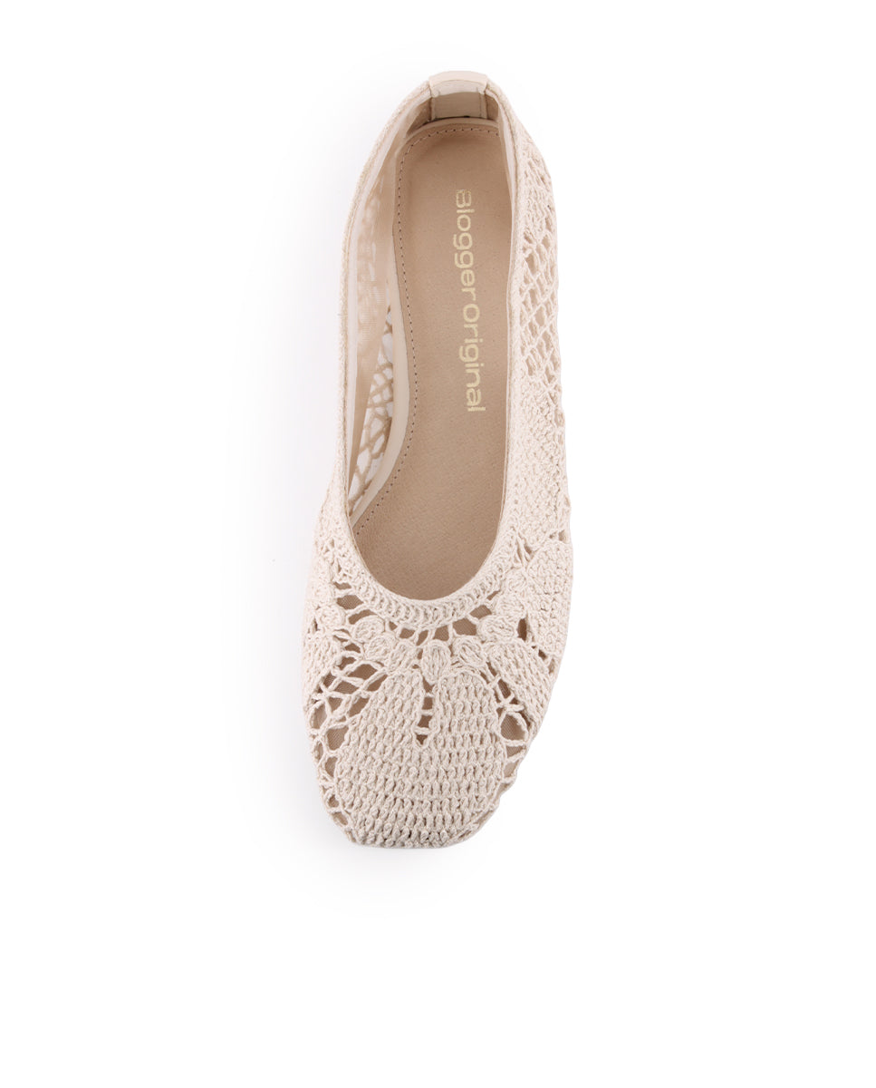 Bailarina Blogger Milano Beige Mujer