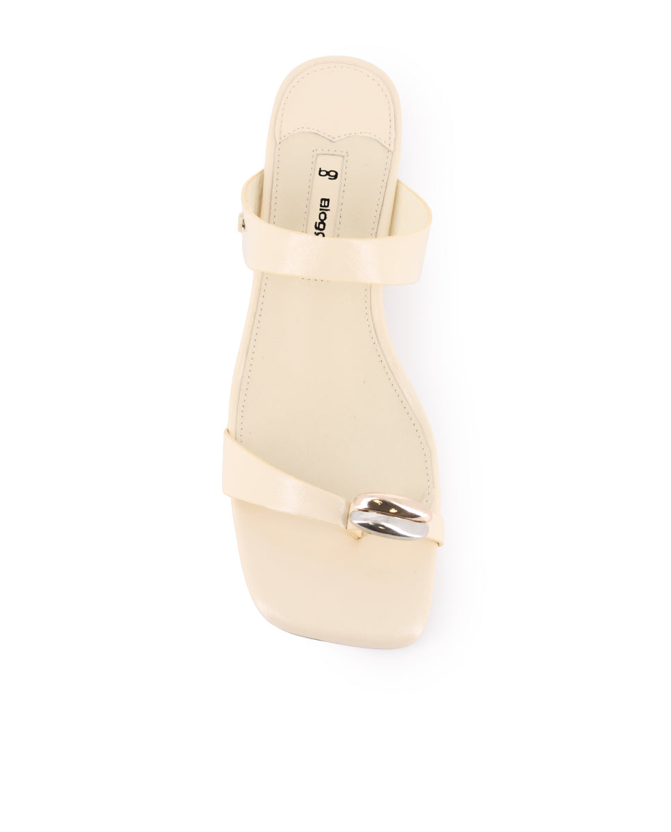 Sandalias de tacón Blogger Astoria Amarillo Pastel Mujer