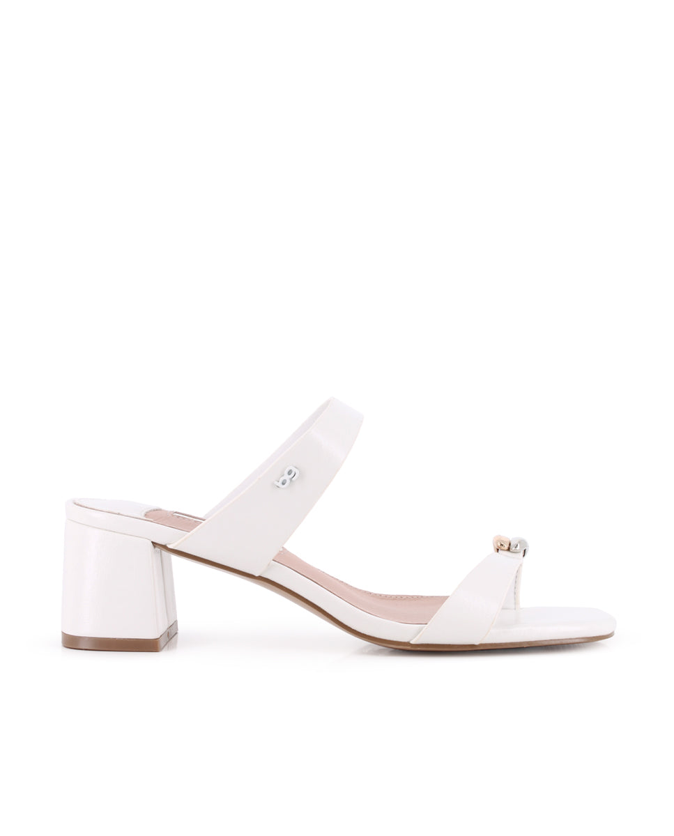 Sandalias de tacón Blogger Astoria Blanco Mujer