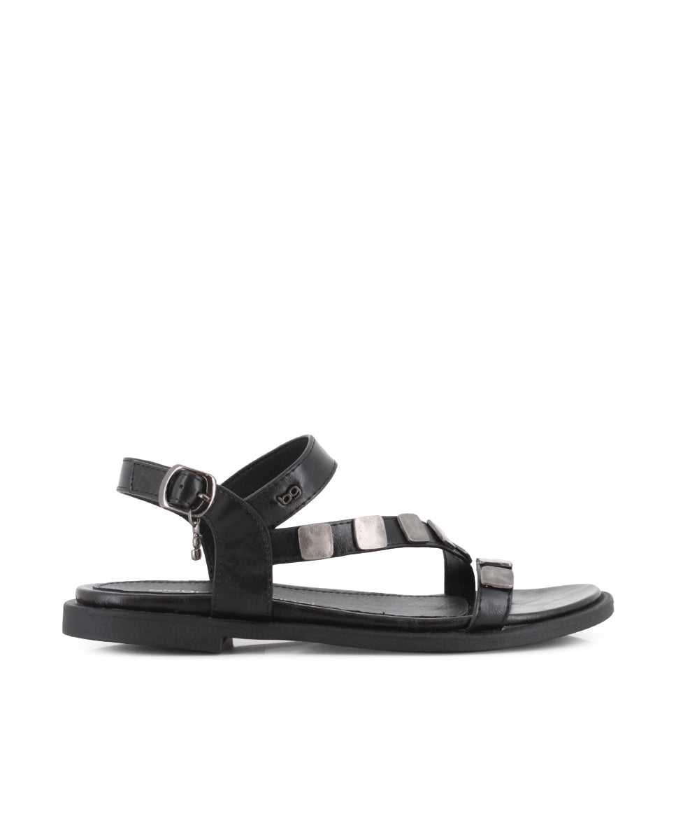 Sandalias Blogger Vare Negro Mujer