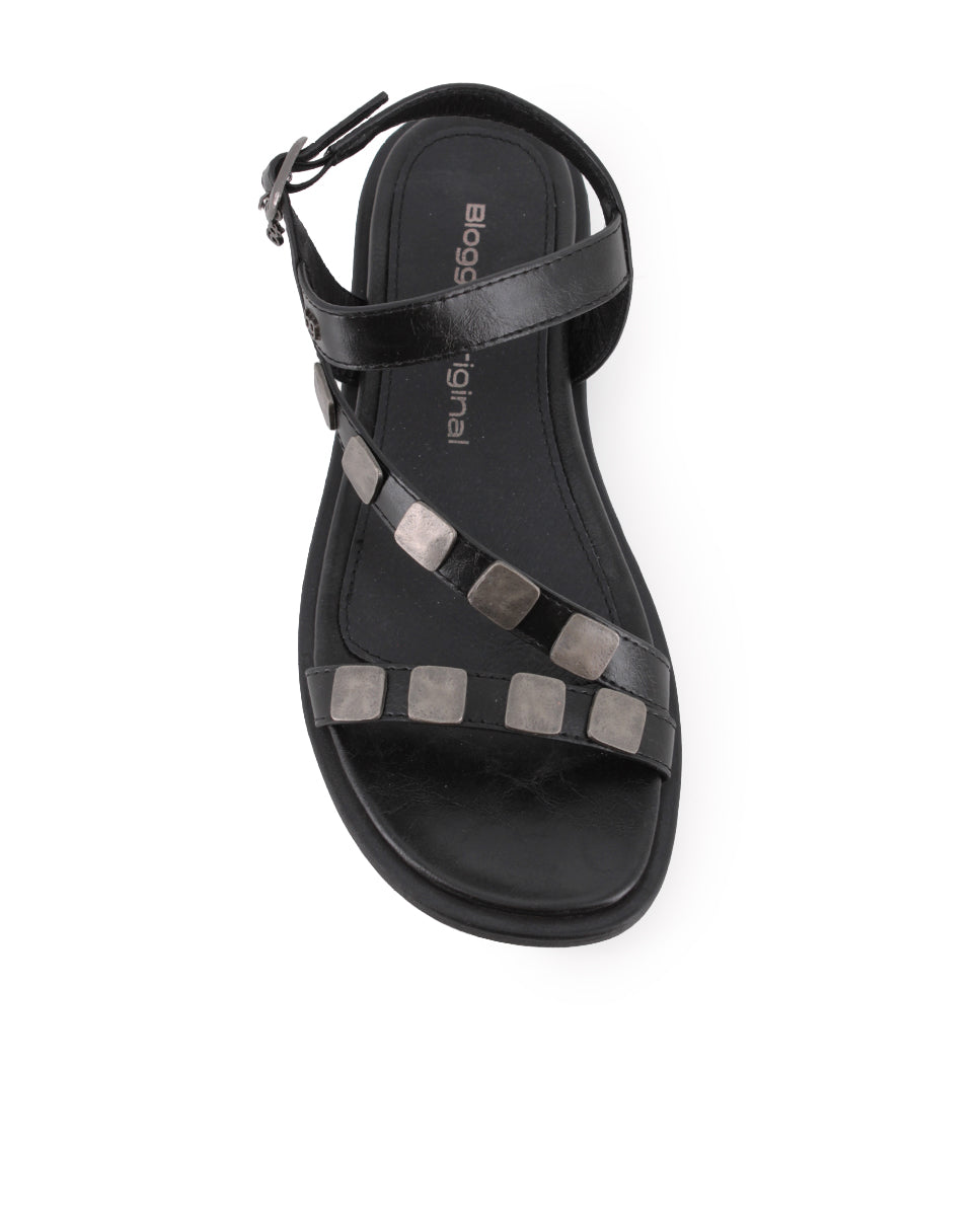 Sandalias Blogger Vare Negro Mujer
