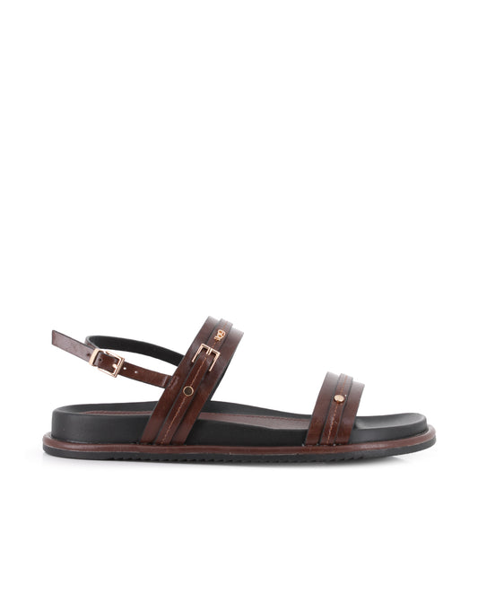 Sandalias Blogger Zaya Marrón Mujer